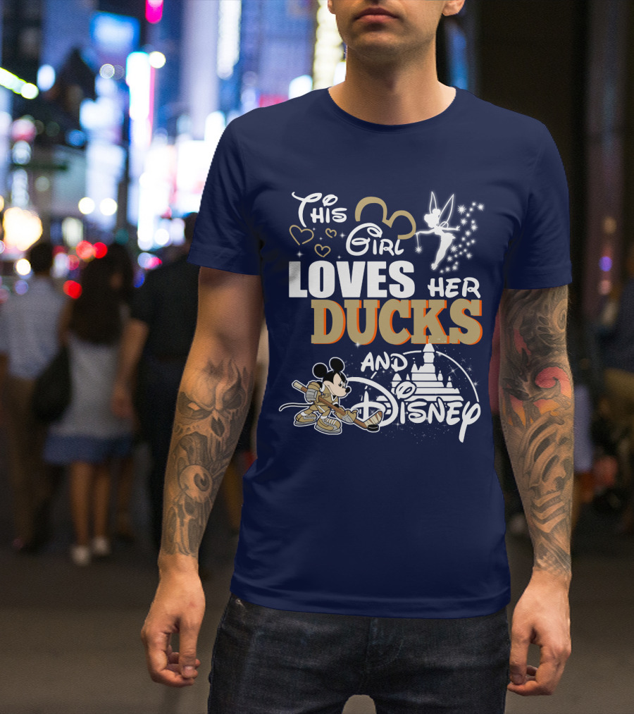 This Girl Loves Her Ducks And Disney T-Shirt