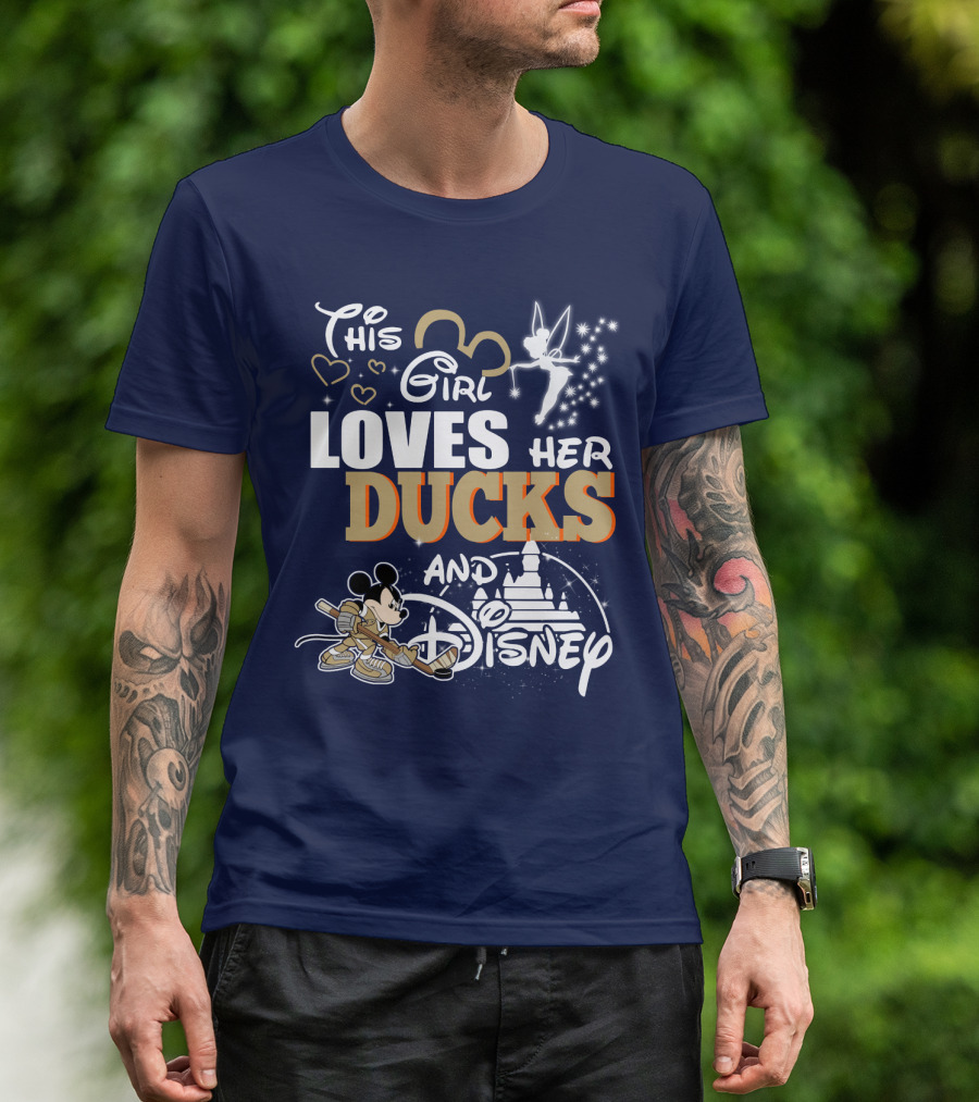 This Girl Loves Her Ducks And Disney T-Shirt