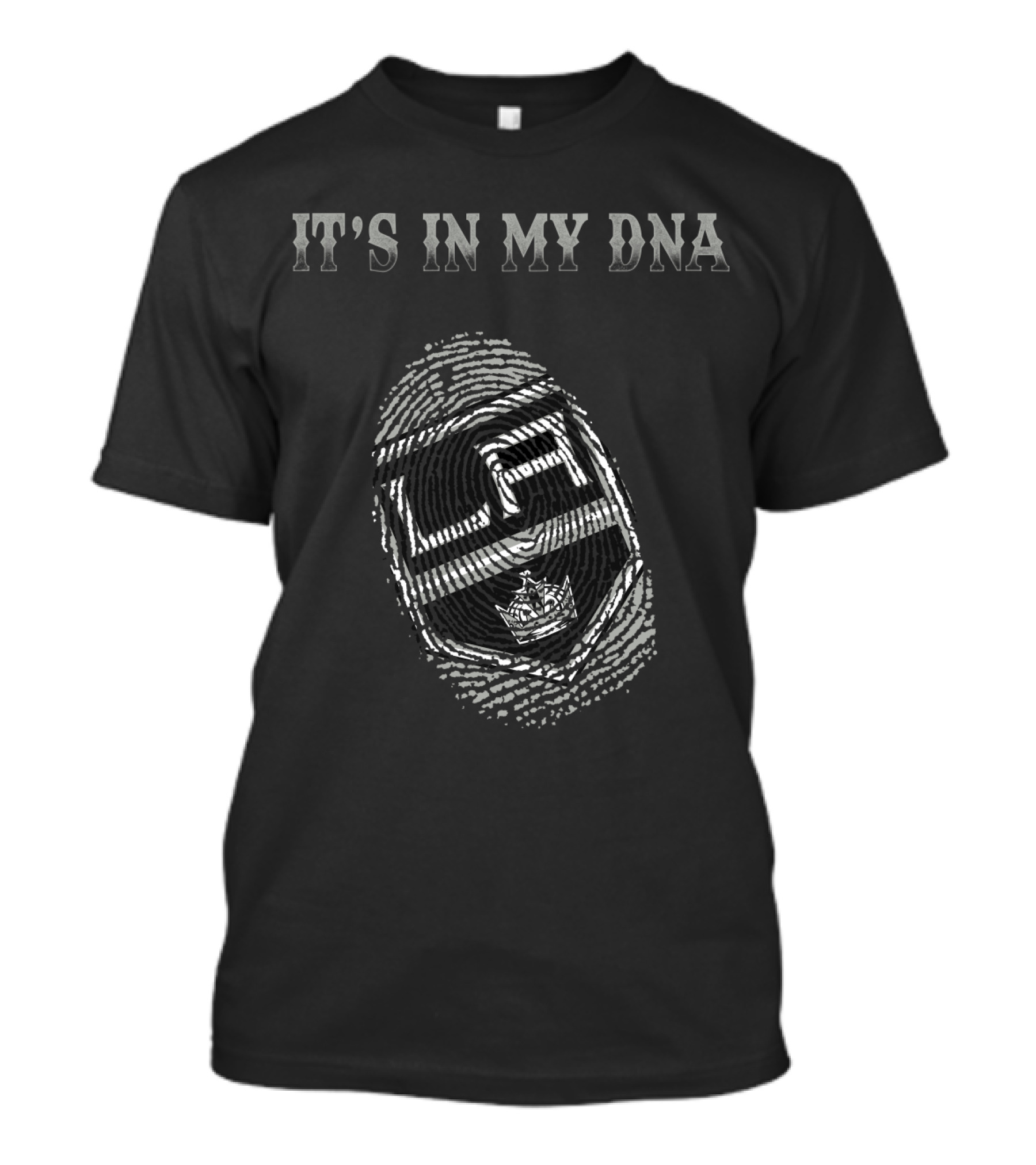 It's In My Dna Los Angeles Kings Fingerprint T-Shirt