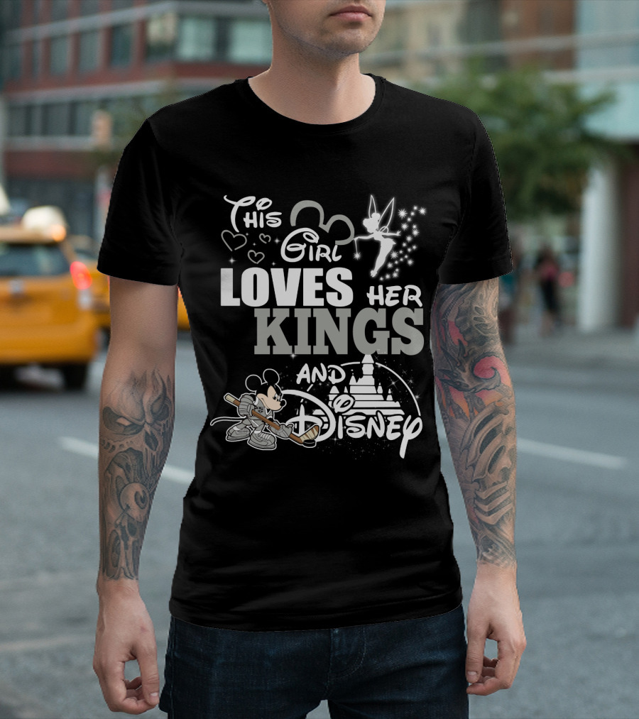 This Girl Loves Her Kings And Disney T-Shirt