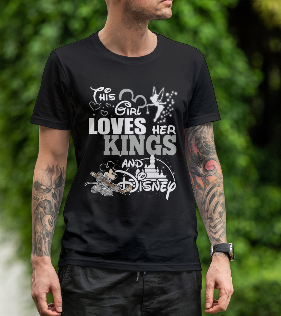 This Girl Loves Her Kings And Disney T-Shirt