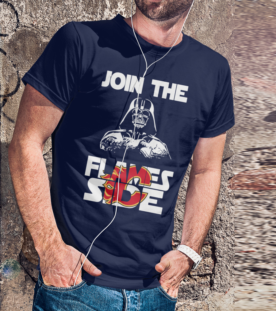 Join The Flames Side Calgary Flames T-Shirt