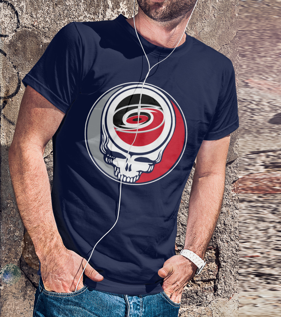 Carolina Hurricanes Grateful Dead Skull T-Shirt
