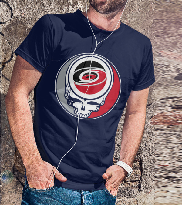 Carolina Hurricanes Grateful Dead Skull T-Shirt