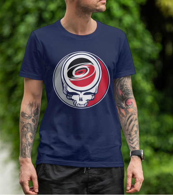 Carolina Hurricanes Grateful Dead Skull T-Shirt