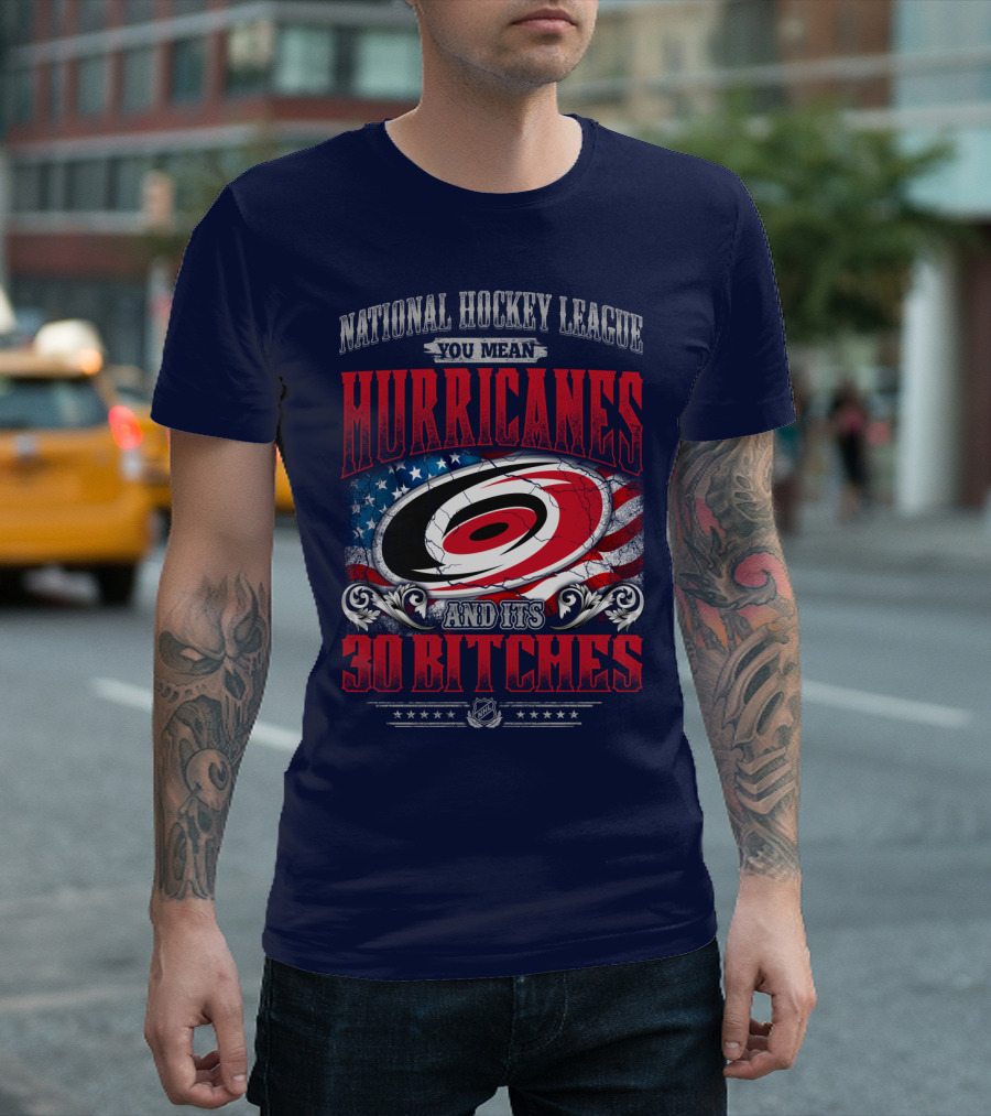 National Hockey League You Mean Hurricanes And Its 30 Bitches T-Shirt