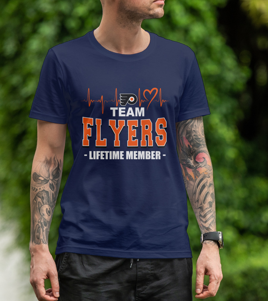 Team Flyers Philadelphia Lifetime Member T-Shirt