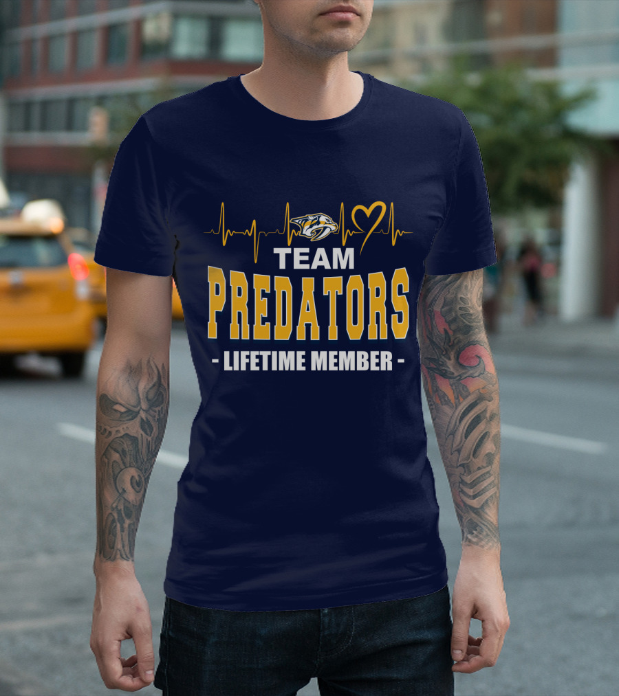 Team Predators Lifetime Member T-Shirt