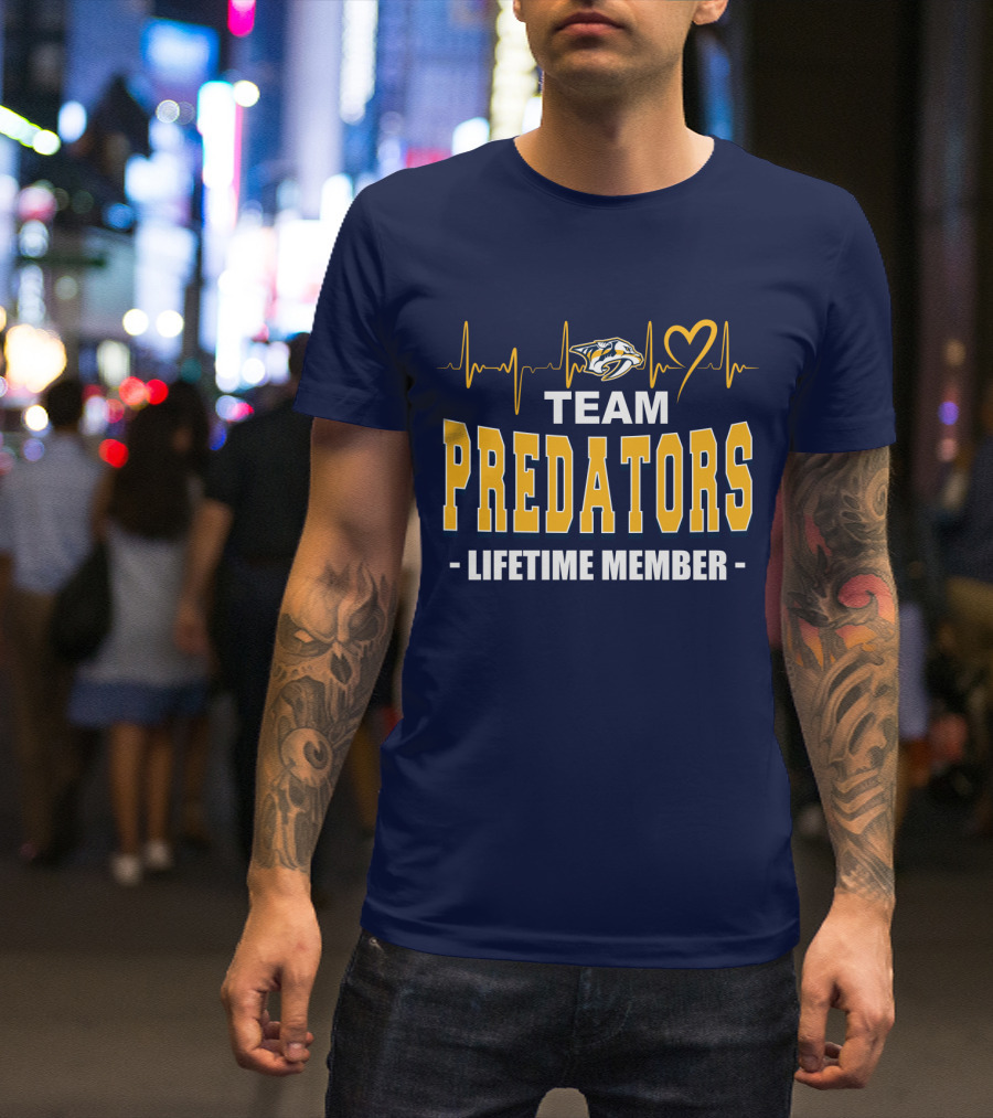 Team Predators Lifetime Member T-Shirt