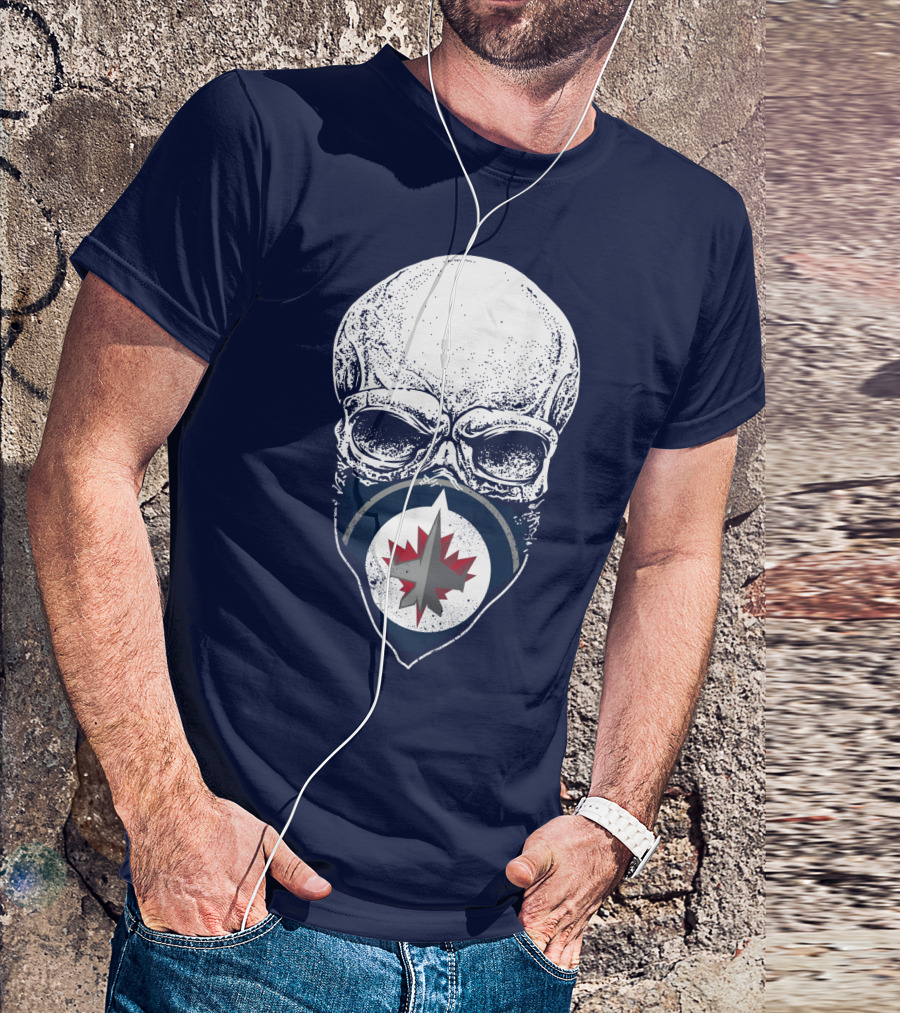 Winnipeg Jets Skull T-Shirt