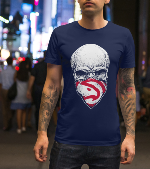 Atlanta Hawks Skull T-Shirt