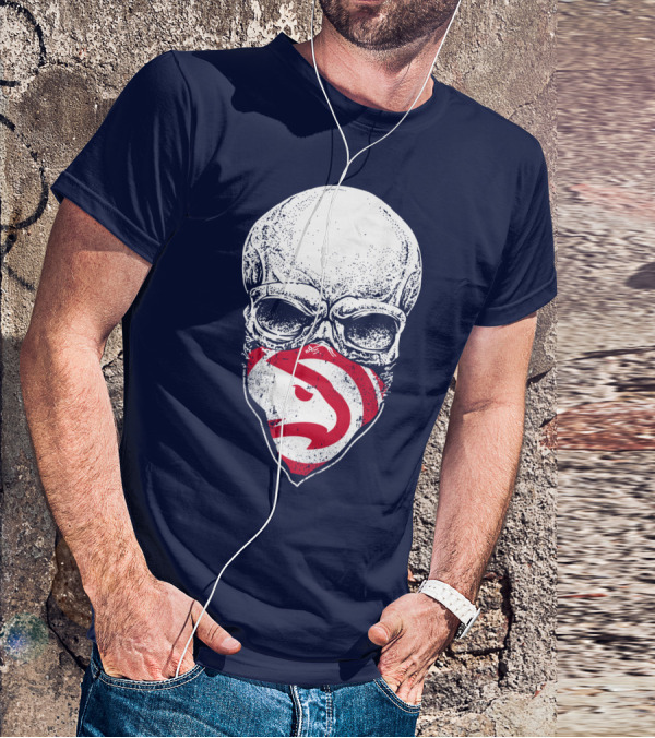 Atlanta Hawks Skull T-Shirt