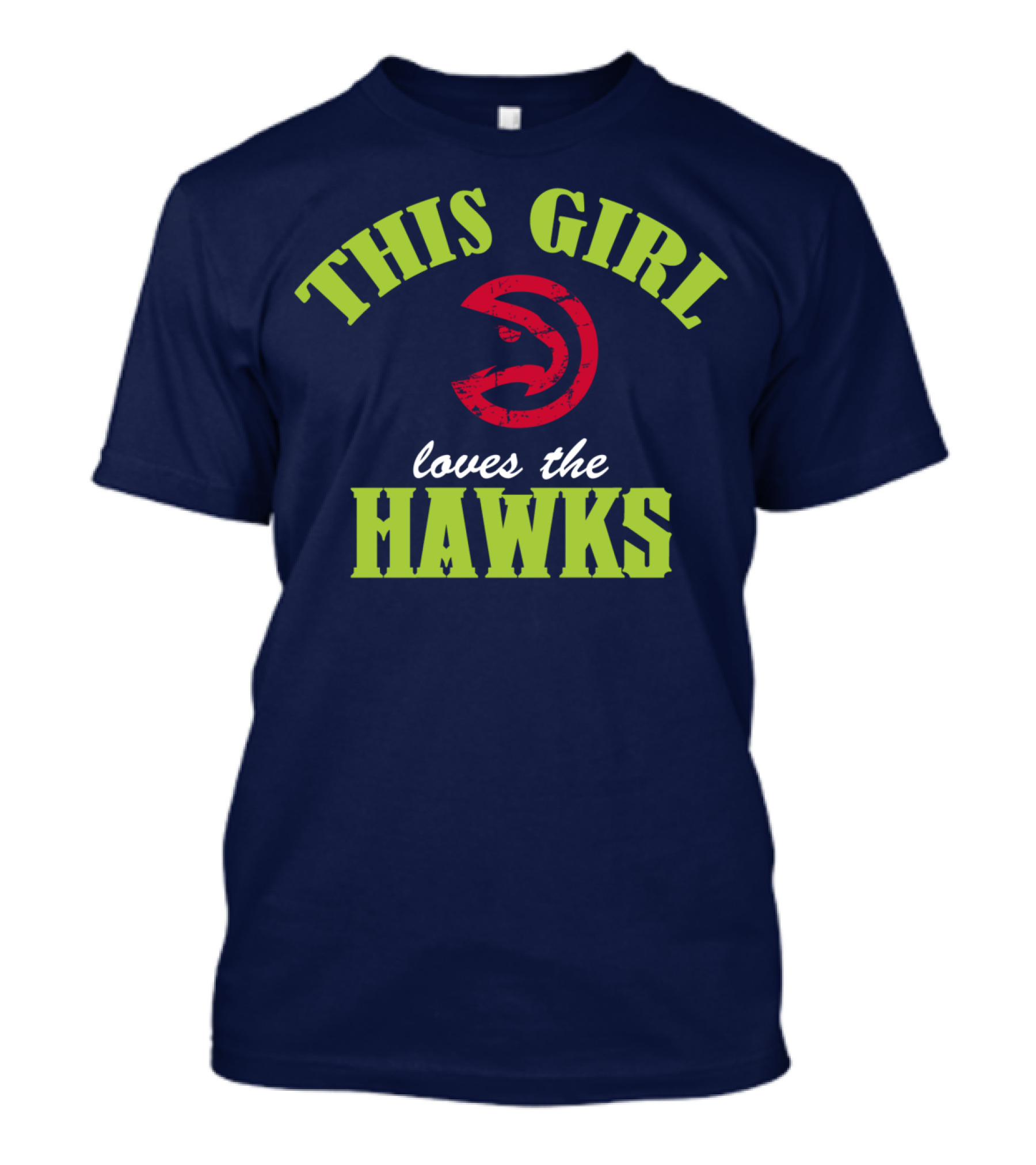 This Girl Loves The Hawks Atlanta Hawks T-Shirt