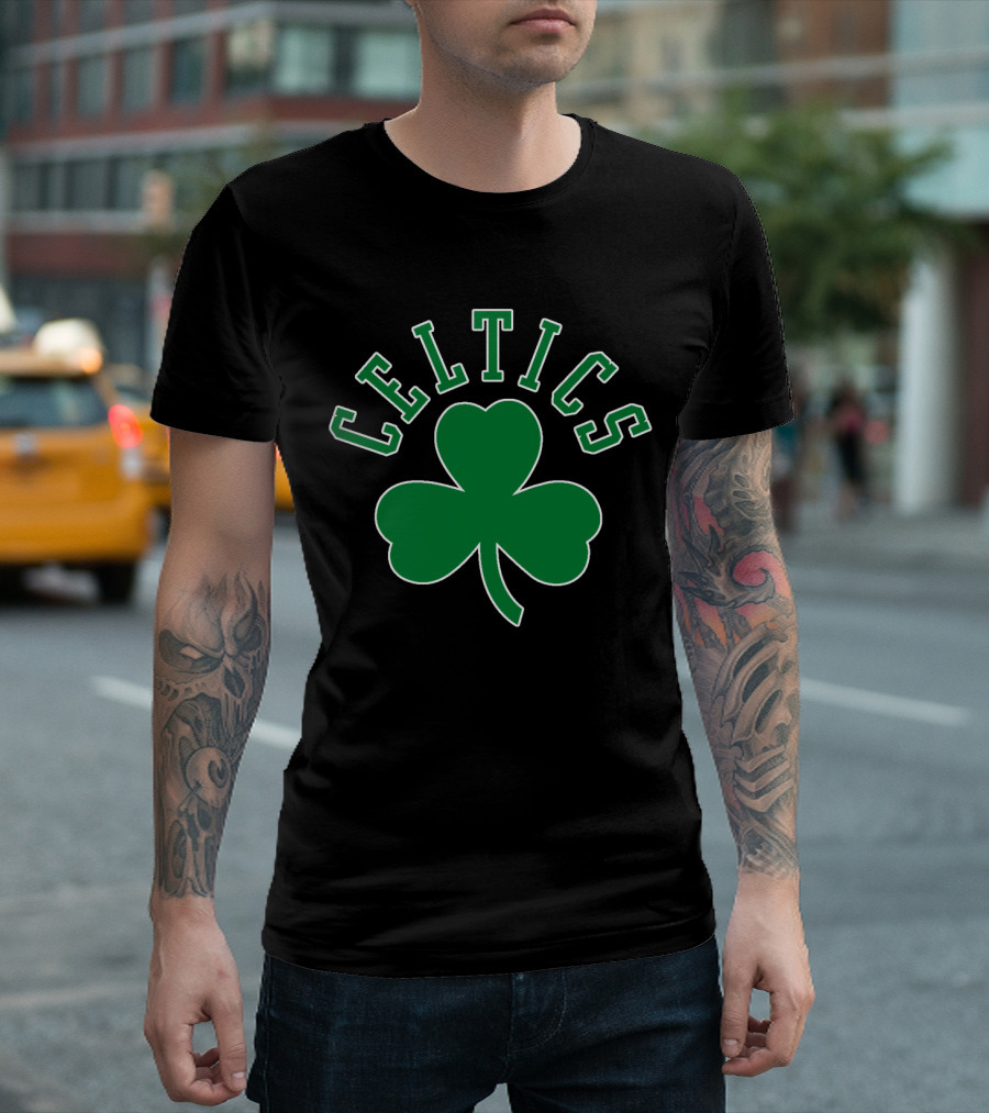 Boston Celtics Celtics Shamrock Iconic Nba Team T-Shirt
