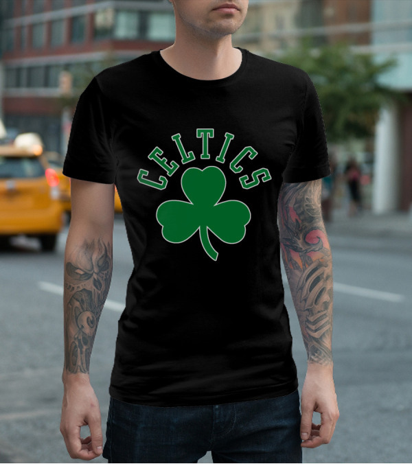 Boston Celtics Celtics Shamrock Iconic Nba Team T-Shirt