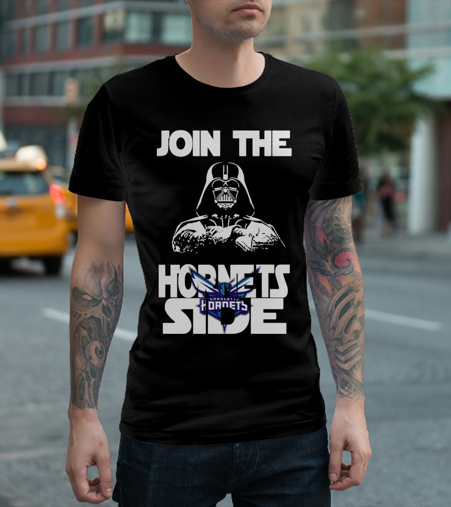 Join The Charlotte Hornets Side T-Shirt