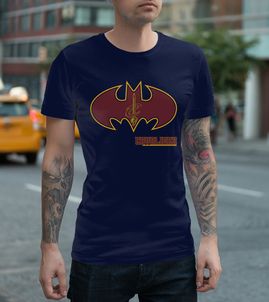 Cleveland Cavaliers Batman Logo Cavaliers T-Shirt