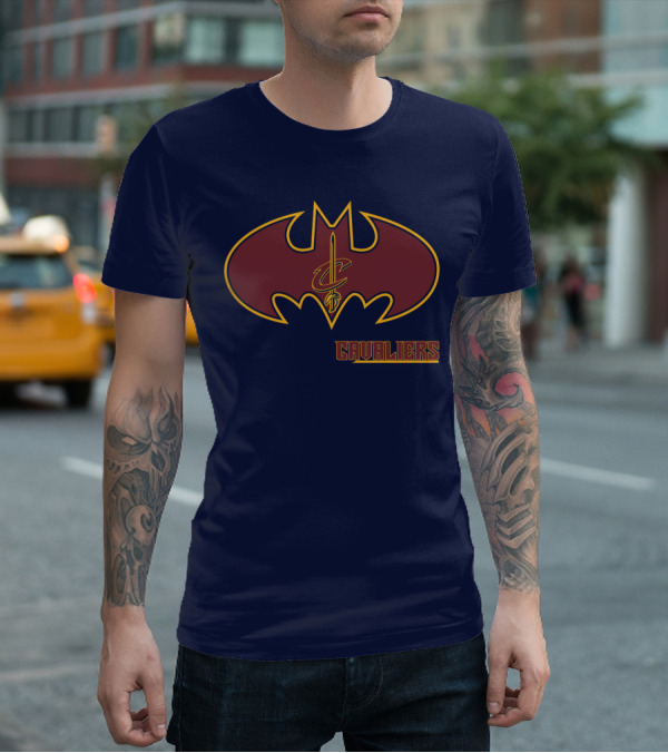 Cleveland Cavaliers Batman Logo Cavaliers T-Shirt