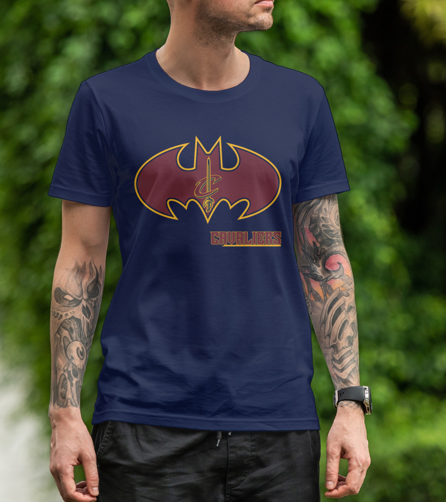 Cleveland Cavaliers Batman Logo Cavaliers T-Shirt