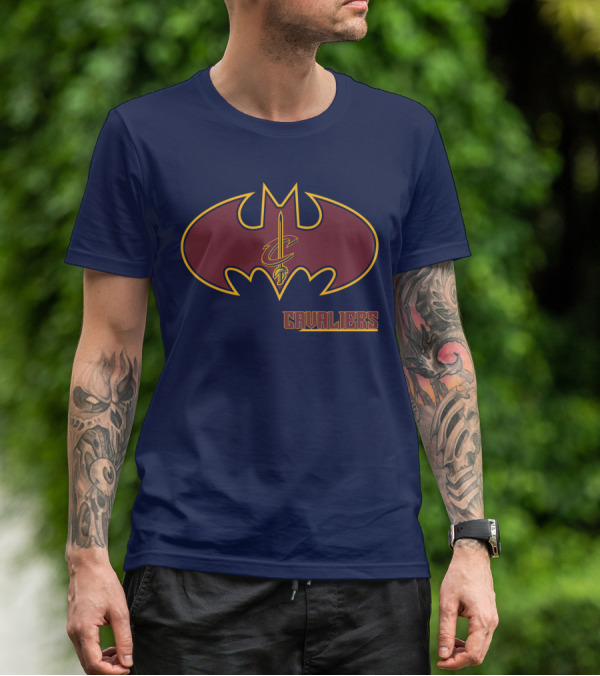 Cleveland Cavaliers Batman Logo Cavaliers T-Shirt
