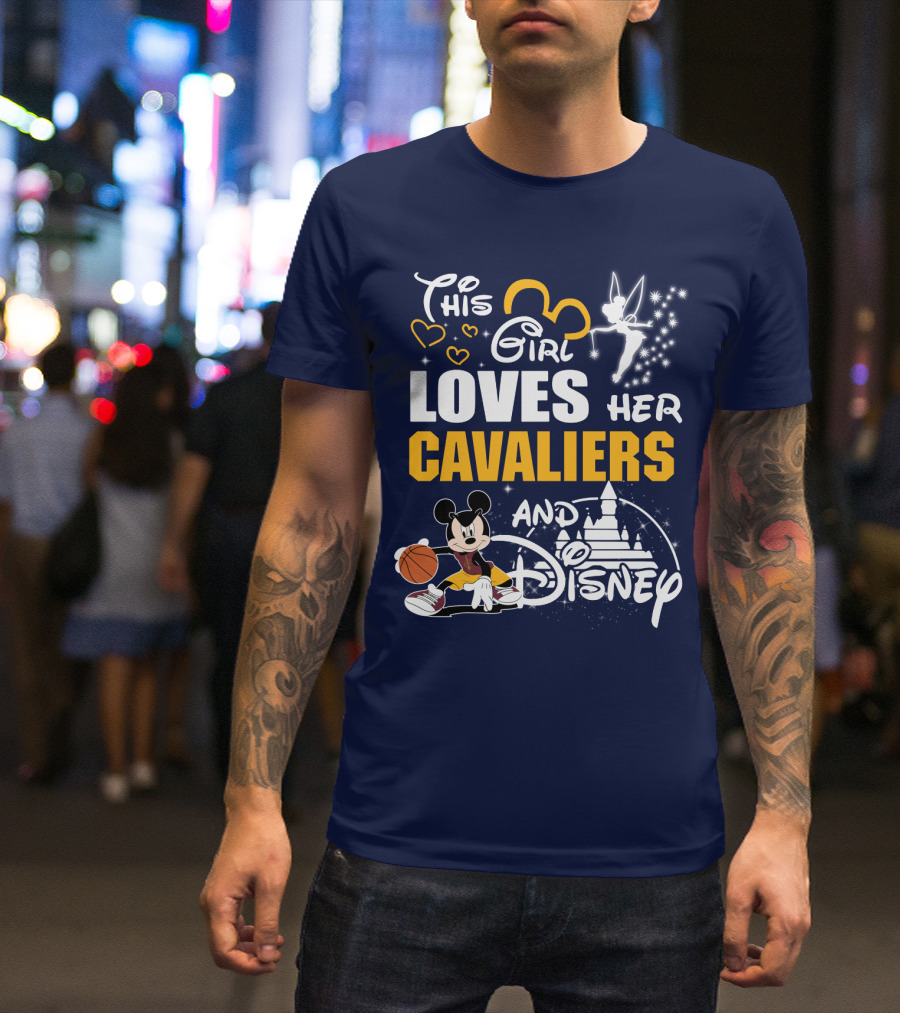 This Girl Loves Her Cavaliers And Disney T-Shirt