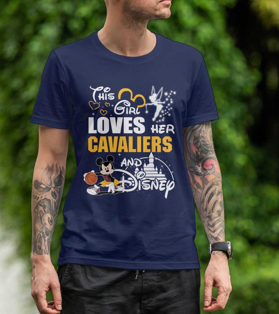 This Girl Loves Her Cavaliers And Disney T-Shirt