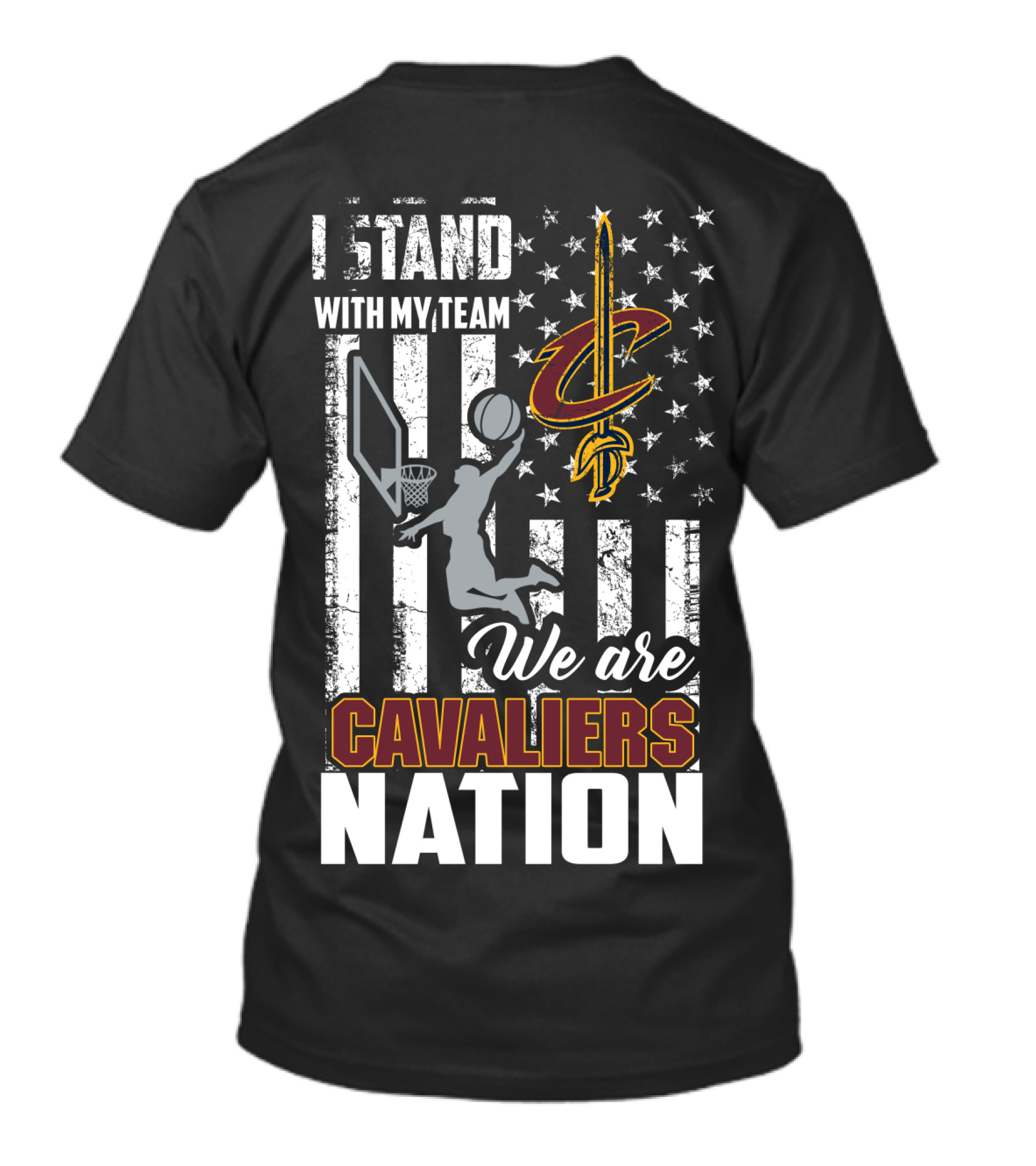 I Stand With My Team We Are Cavaliers Nation T-Shirt