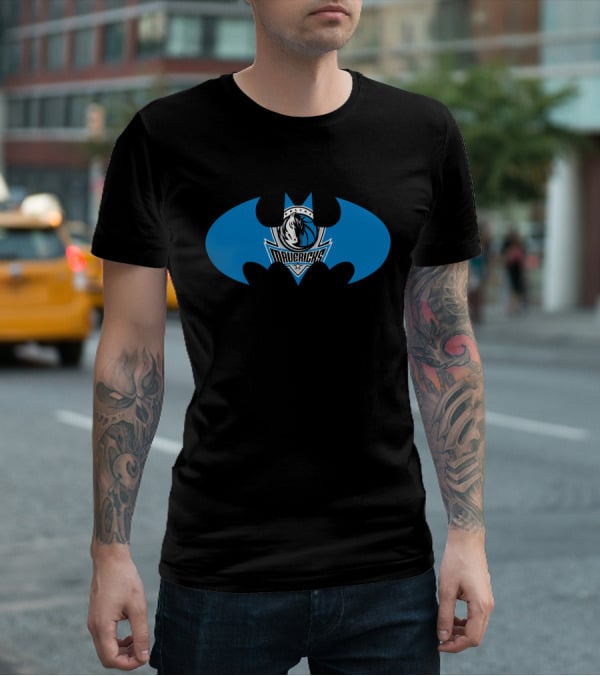 Dallas Mavericks Batman T-Shirt