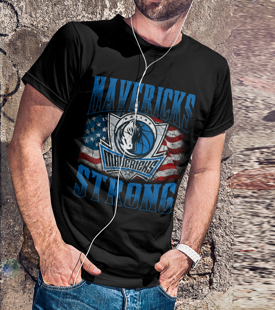Mavericks Strong Dallas Flag T-Shirt