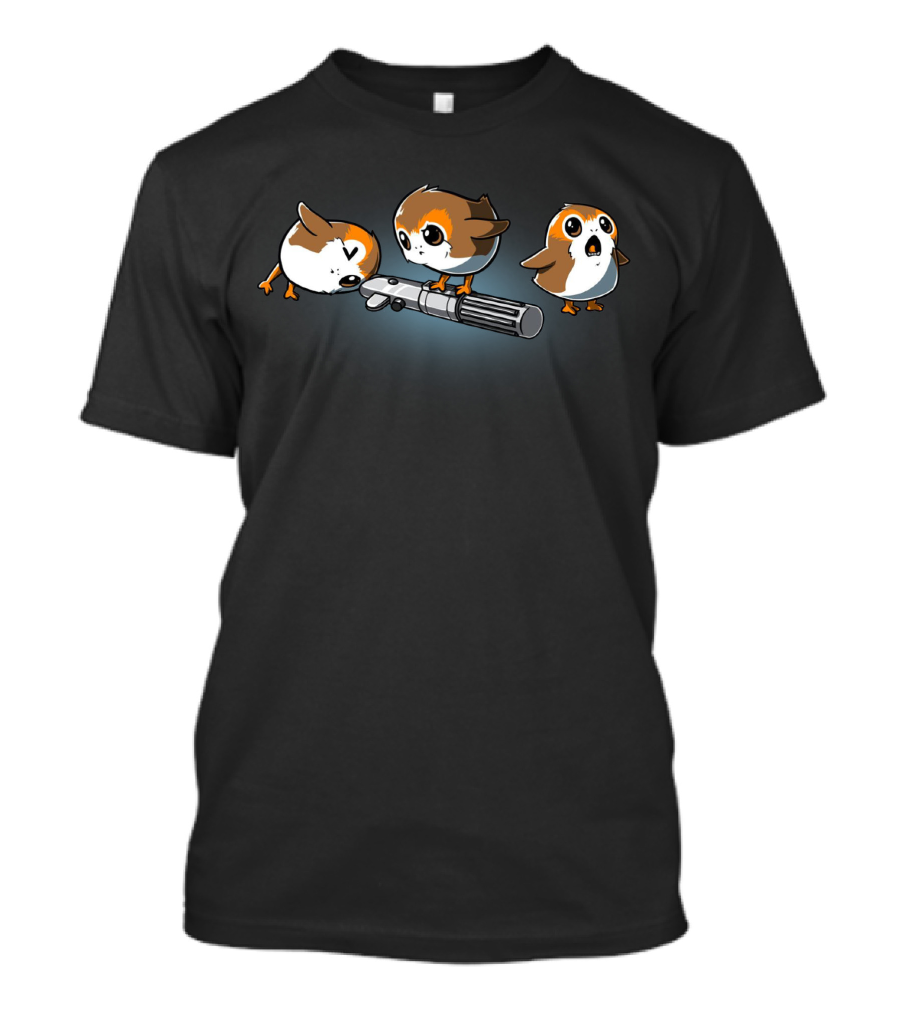 Porg With Lightsaber T-Shirt