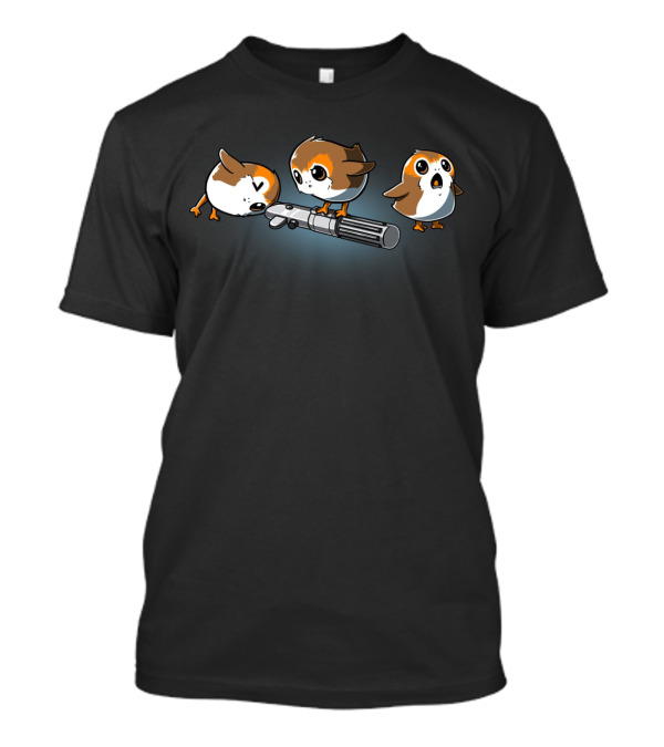 Porg With Lightsaber T-Shirt
