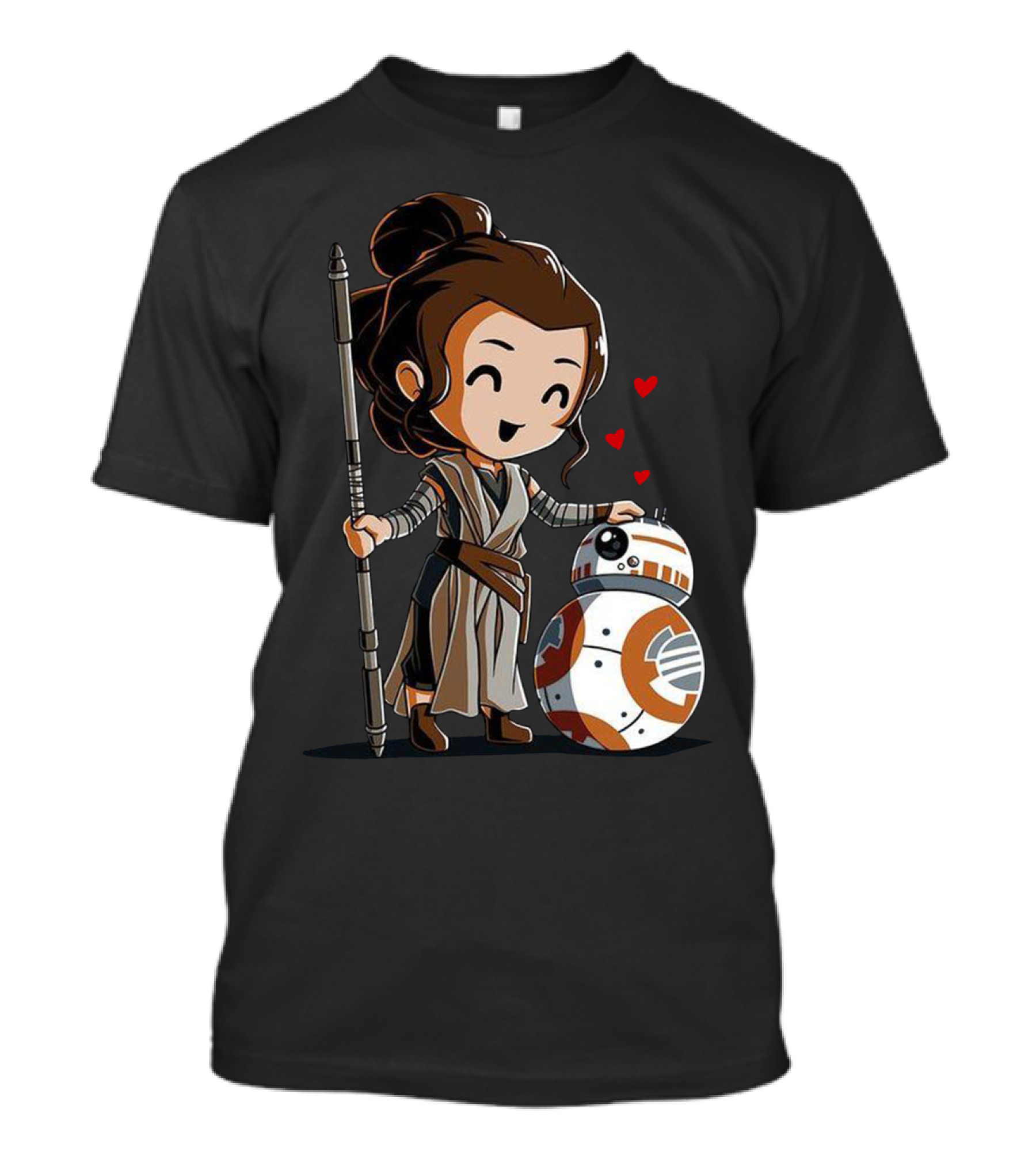 Rey Bb-8 Hearts T-Shirt