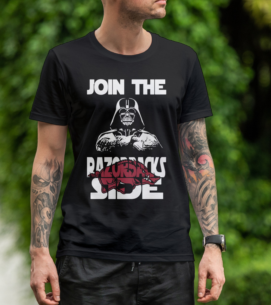 Join The Razorbacks Side T-Shirt