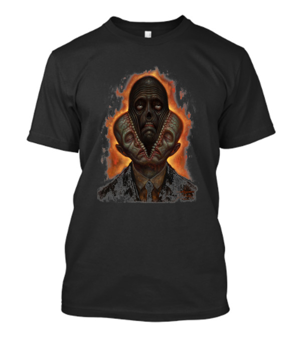 Alter Ego 1297247 Surreal Creature With Flaming Backdrop T-Shirt
