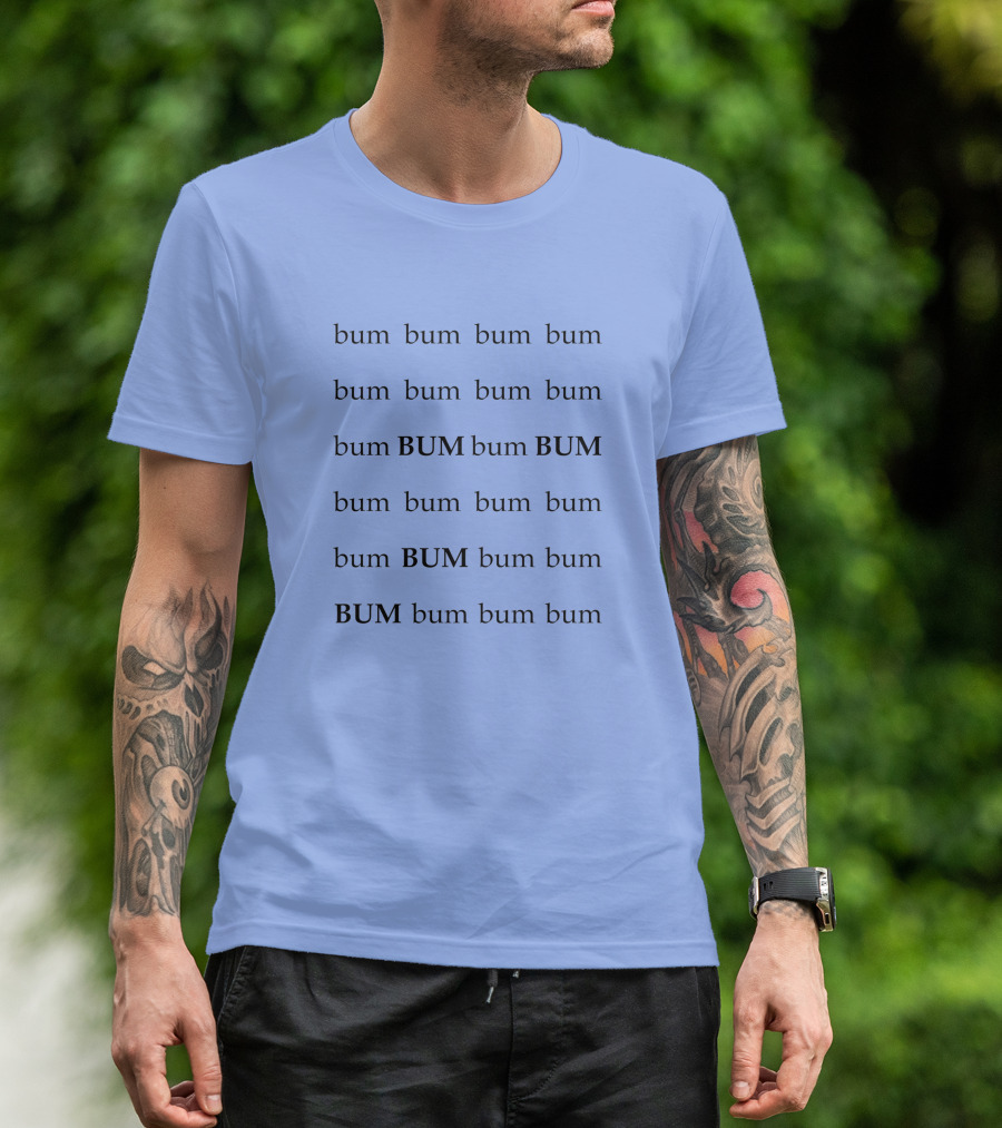 All The Single Ladies Bum Bum Bum T-Shirt
