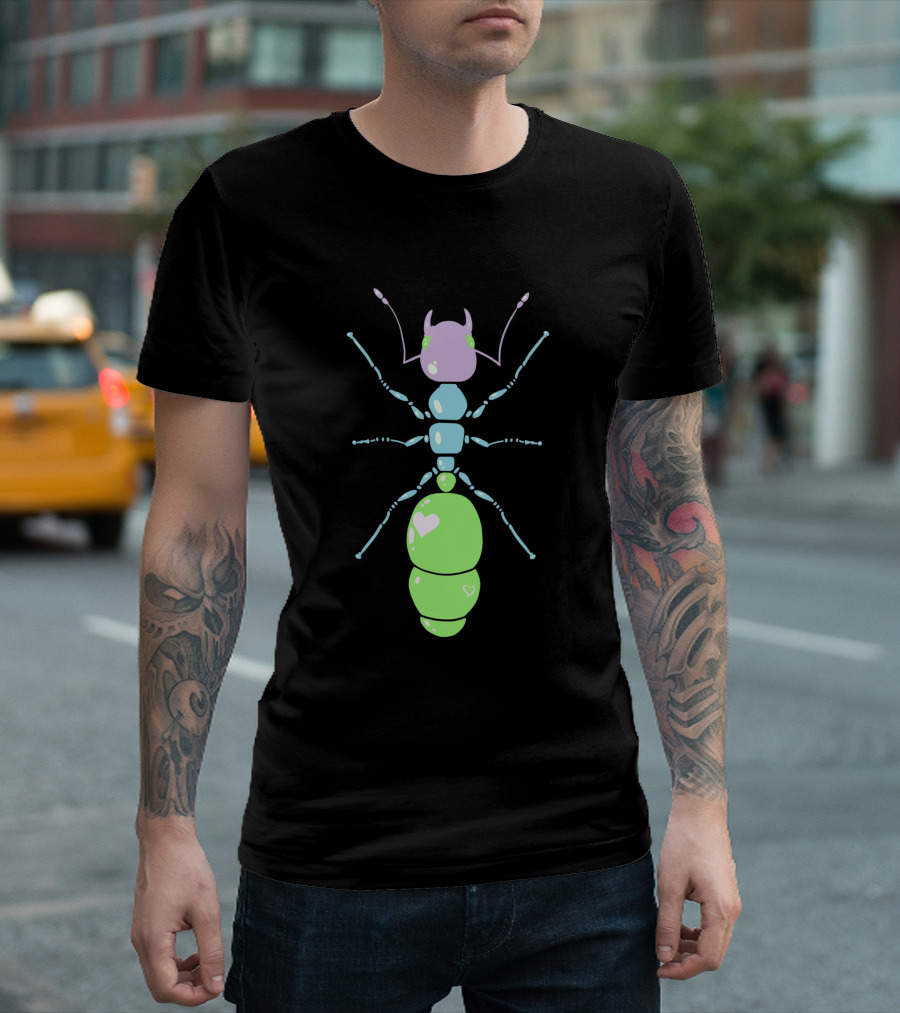 Ants 293453 Pastel Heart Accents T-Shirt