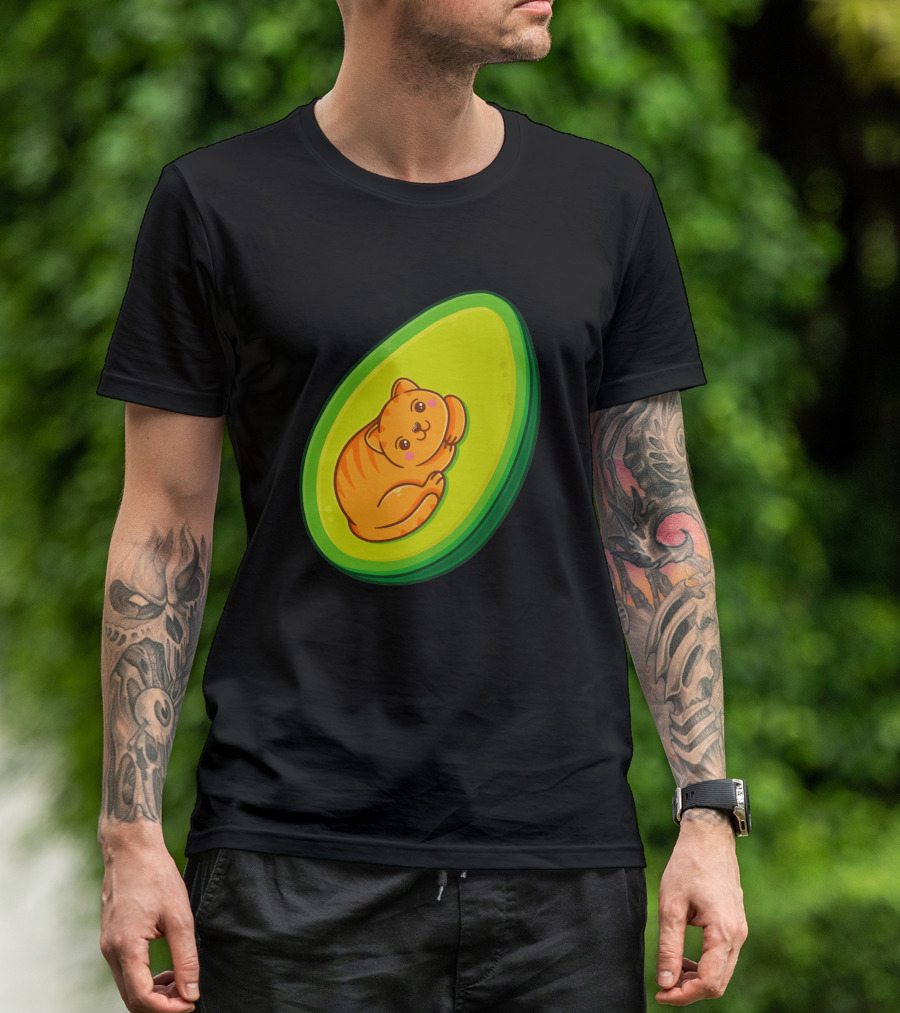 Avocato Cute Cat In Avocado 1635797 T-Shirt