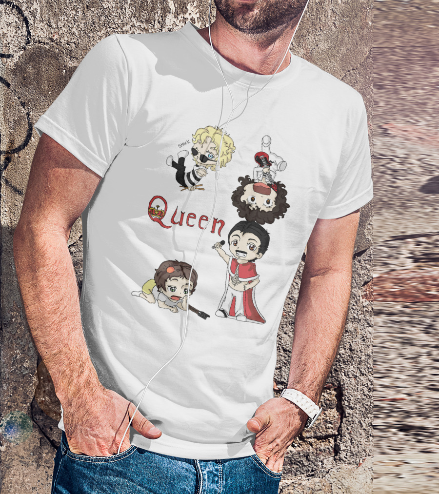Queen Chibi Band Characters T-Shirt