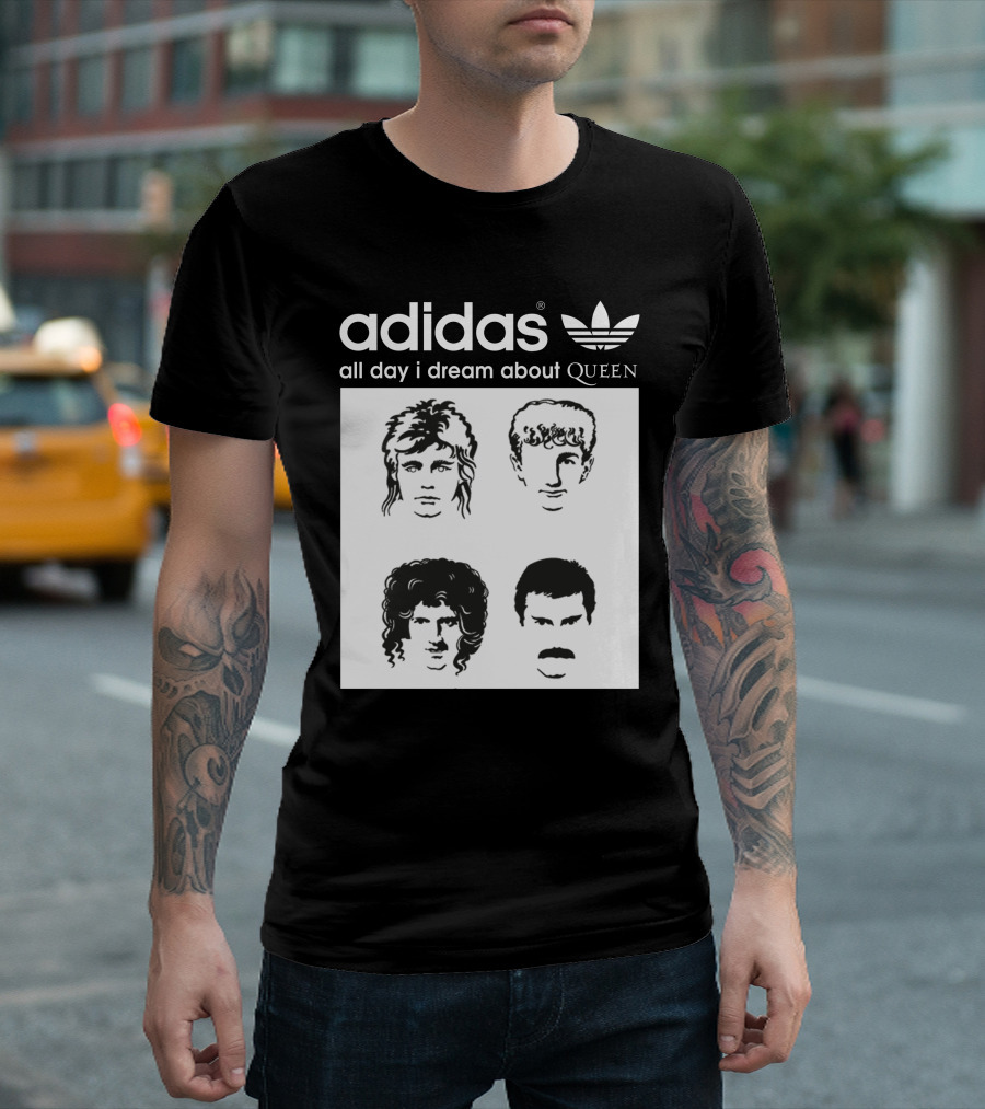 Queen Band Members Iconic Faces 19 T-Shirt