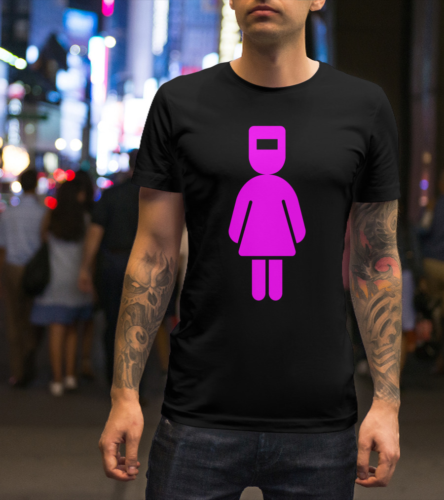 Pink Female Girl Lady Woman Welder Welding T-Shirt