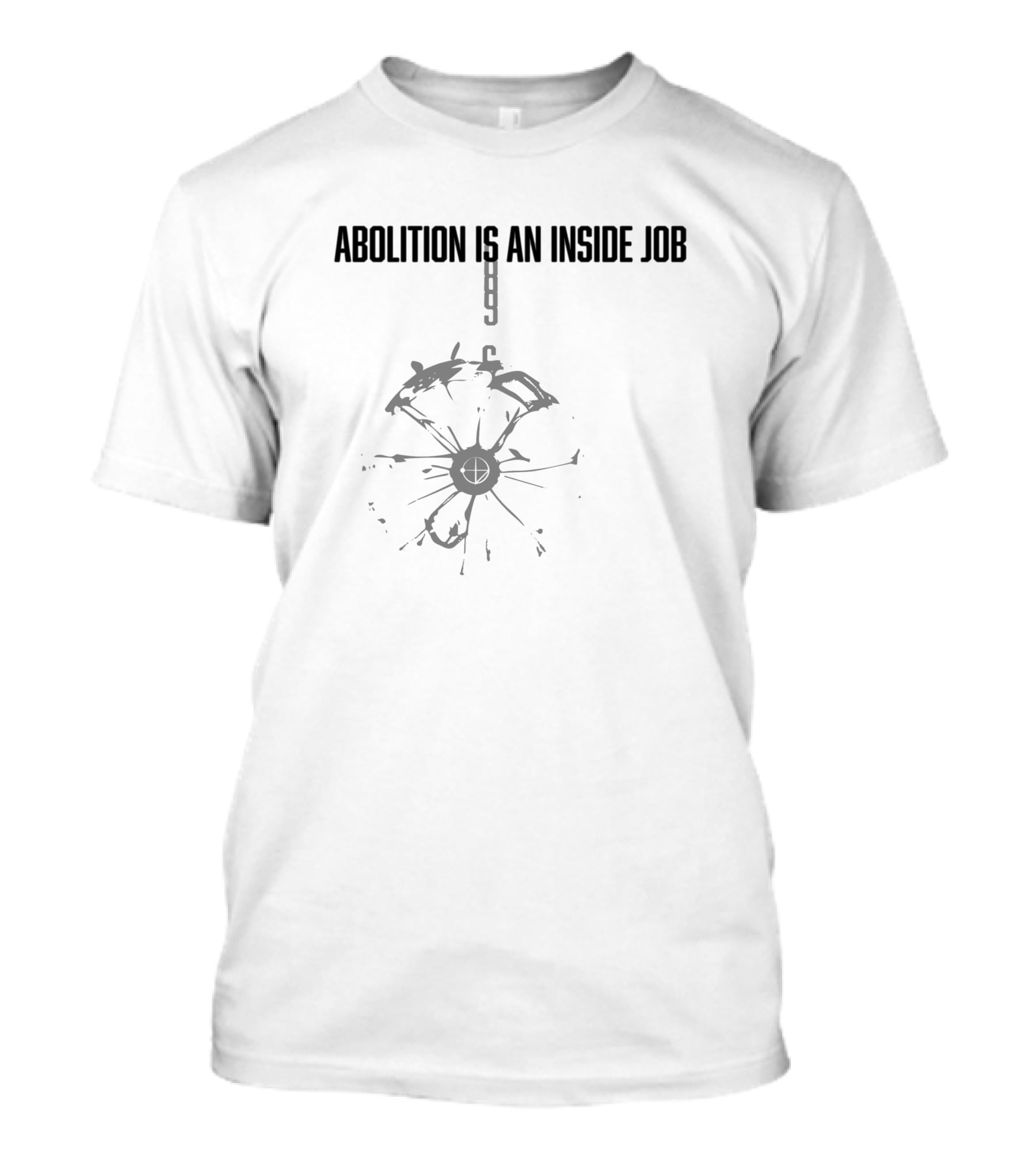 Abolition Is An Inside Job Broken Clock Key T-Shirt