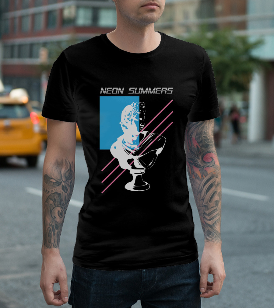 Neon Summers Apollo Bust T-Shirt