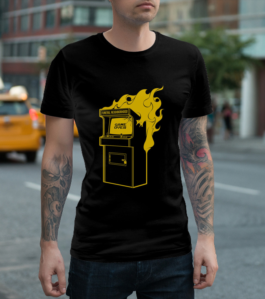 Funeral Neighborhood Game Over Arcade Fire T-Shirt