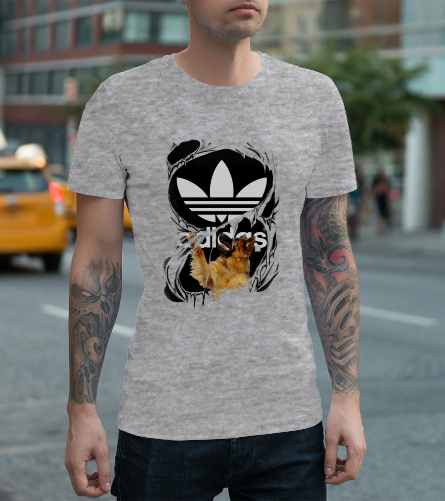 German Shepherd Torn T-Shirt