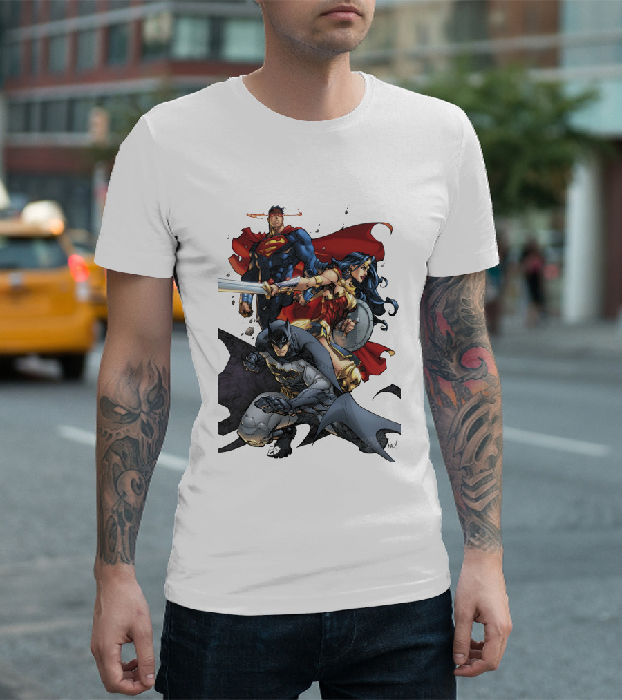 Justice League Trinity Superman Wonder Woman Batman T-Shirt