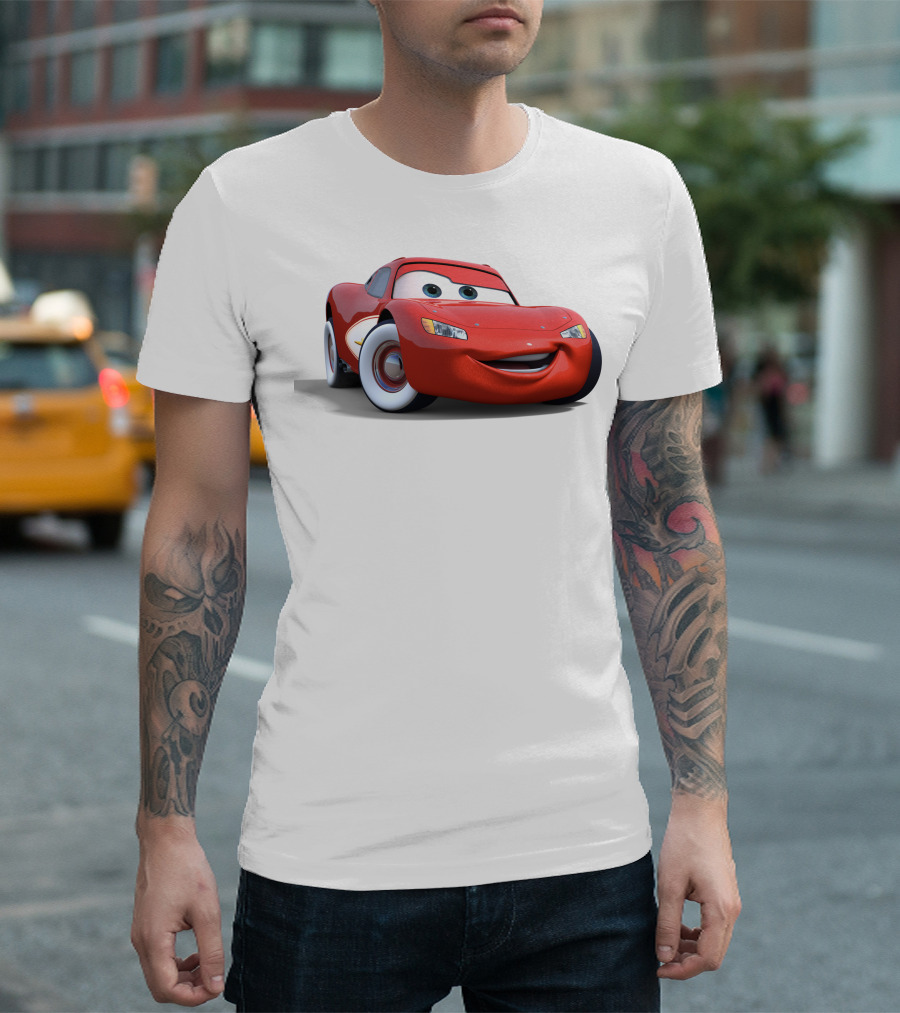 Lightning McQueen Pixar Cars Character T-Shirt