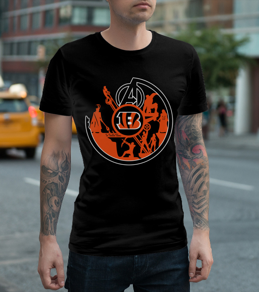 Bengals Avengers Crossover T-Shirt