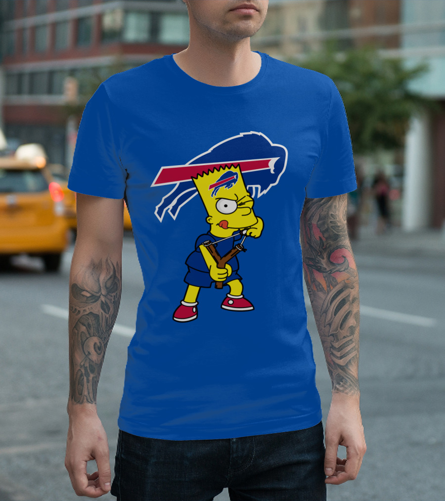 Bills Bart Simpson Buffalo Bills Nfl T-Shirt