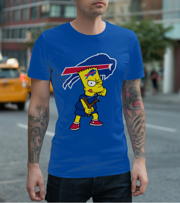 Bills Bart Simpson Buffalo Bills Nfl T-Shirt
