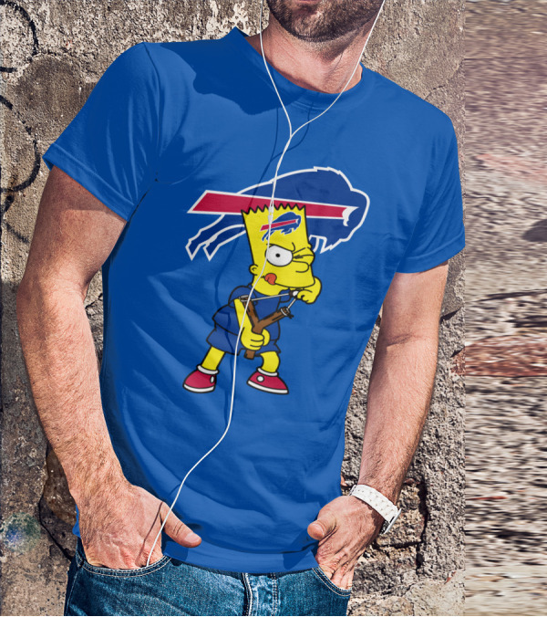 Bills Bart Simpson Buffalo Bills Nfl T-Shirt